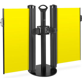 Plus Dual Mobile Stand, Flush Mount Latch, Blank Yellow view 2