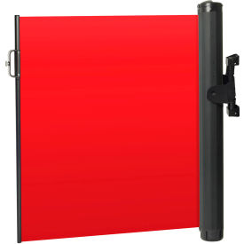 Plus Elastomer Mounted Barrier, Flush Mount Latch, Blank Red view 2