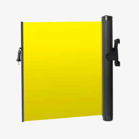 Plus Elastomer Mounted Barrier, Industrial Hook, Blank Yellow view 2