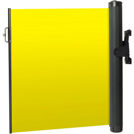 Plus Elastomer Mounted Barrier, Push-Through Latch, Blank Yellow view 2