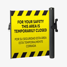 Plus Elastomer Mounted Barrier, Industrial Hook, PrePrinted Yellow view 2