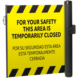 Plus Elastomer Mounted Barrier, Push-Through Latch, PrePrinted Yellow view 2