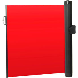 ZonePro Plus Universal Mounted Barrier Push-Through Latch Blank Red view 2