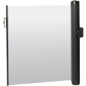 ZonePro Plus Universal Mounted Barrier Push-Through Latch Blank White view 2