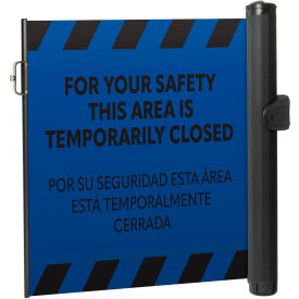 ZonePro Plus Universal Mounted Barrier Flush Mount Latch PrePrinted Blue view 2