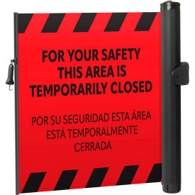 ZonePro Plus Universal Mounted Barrier, Industrial Hook, PrePrinted Red view 2