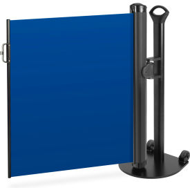 Plus Single Mobile Stand, Flush Mount Latch, Blank Blue view 2