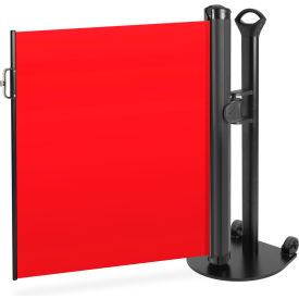 ZonePro Plus Single Mobile Stand, Flush Mount Latch, Blank Red view 2