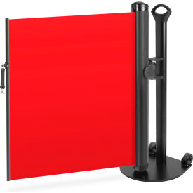 ZonePro Plus Single Mobile Stand, Industrial Hook, Blank Red view 2