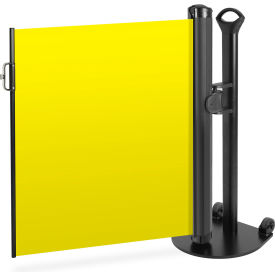 ZonePro Plus Single Mobile Stand, Push-Through Latch, Blank Yellow view 2