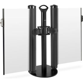 ZonePro® Plus Dual Mobile Stand Flush Mount Latch Blank White 