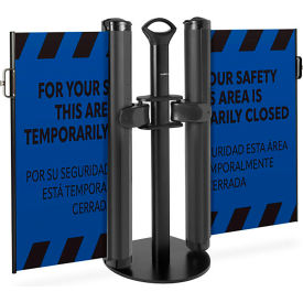ZonePro® Plus Dual Mobile Stand Flush Mount Latch PrePrinted Blue 