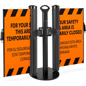 ZonePro® Plus Dual Mobile Stand Flush Mount Latch PrePrinted Orange 