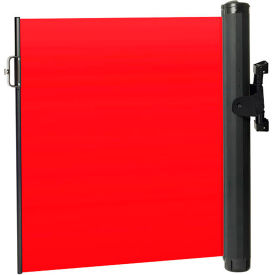ZonePro® Plus Elastomer Mounted Barrier Push-Through Latch Blank Red 