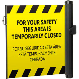 ZonePro® Plus Elastomer Mounted Barrier Push-Through Latch PrePrinted Yellow 