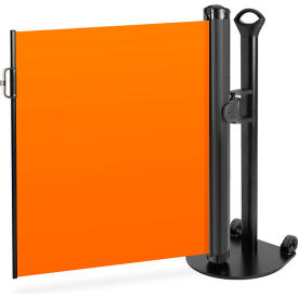 ZonePro® Plus Single Mobile Stand Push-Through Latch Blank Orange 