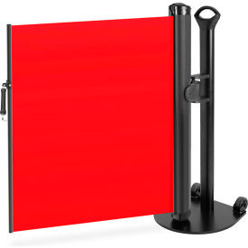 ZonePro® Plus Single Mobile Stand Industrial Hook Blank Red 