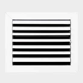 ACAMINAIRE 1-Way Aluminum Ceiling Diffuser 10" x 8" White 