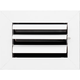 ACAMINAIRE 1-Way Aluminum Ceiling Diffuser 6" x 4" White 
