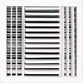 ACAMINAIRE 3-Way Aluminum Ceiling Diffuser 14" x 14" White 