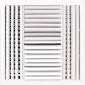 ACAMINAIRE 4-Way Aluminum Ceiling Diffuser 18" x 18" White 