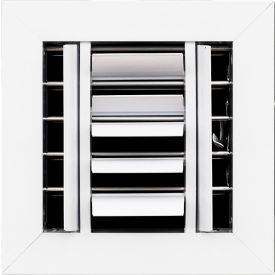 ACAMINAIRE 4-Way Aluminum Ceiling Diffuser 8" x 8" White 