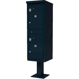 Florence Manufacturing Company 1590T1BKAF Valiant Outdoor Parcel Locker, Black image.