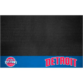 Fanmats, Llc 14203 FanMats NBA Detroit Pistons Grill Mat 1/4" Thick 2 x 3.5  image.