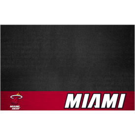 Fanmats, Llc 14210 FanMats NBA Miami Heat Grill Mat 1/4" Thick 2 x 3.5  image.