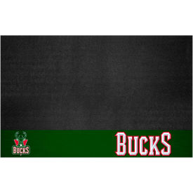 Fanmats, Llc 14211 FanMats NBA Milwaukee Bucks Grill Mat 1/4" Thick 2 x 3.5  image.