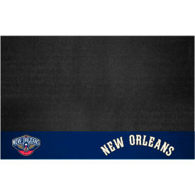 Fanmats, Llc 14213 FanMats NBA New Orleans Pelicans Grill Mat 1/4" Thick 2 x 3.5  image.