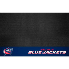 Fanmats, Llc 14232 FanMats NHL Columbus Blue Jackets Grill Mat 1/4" Thick 2 x 3.5  image.