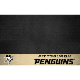 Fanmats, Llc 14247 FanMats NHL Pittsburgh Penguins Grill Mat 1/4" Thick 2 x 3.5  image.