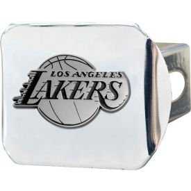 Fanmats, Llc 14969 NBA - Los Angeles Lakers - 3-D Chrome Hitch Cover 3-3/8" x 4" - 14969 image.