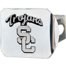 Fanmats, Llc 14975 University of Southern California - 3-D Chrome Hitch Cover 3-3/8" x 4" - 14975 image.