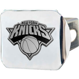 Fanmats, Llc 15126*****##* NBA - New York Knicks - 3-D Chrome Hitch Cover 3-3/8" x 4" - 15126 image.