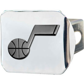 Fanmats, Llc 15141 NBA - Utah Jazz - 3-D Chrome Hitch Cover 3-3/8" x 4" - 15141 image.