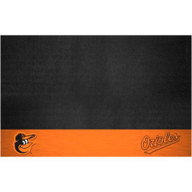 Fanmats, Llc 15177 FanMats MLB Baltimore Orioles Cartoon Bird Grill Mat 1/4" Thick 2 x 3.5  image.