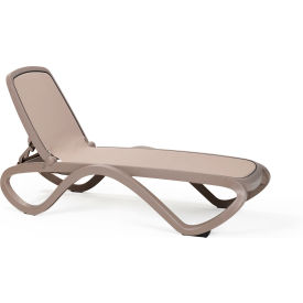 Nardi Omega Chaise Lounge Tortora 4 Pack 