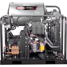 Simpson® Super Brute Hot Water Pressure Washer Kubota D902 4000 PSI 6 GPM 