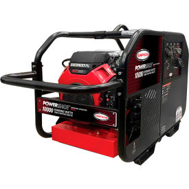 1000W Industrial Generator with Electric Start, 120/240V, 60HZ, Black/Red view 2