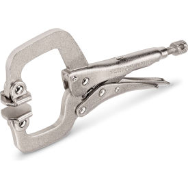 Tekton 7-13/16" Locking C-Clamp with Swivel Pad 