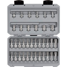 3/8" Drive Torx/TR Torx Bit & External Star Socket Set with Case, 36-Piece view 2