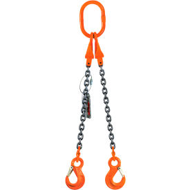 Adjustable Double Leg Chain Sling, 1/2" x 14', Grade 100 view 2