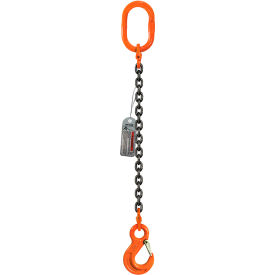 Single Leg Chain Sling with Sling Hook 9/32" x 4' Length, Grade 100 view 2