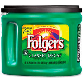 Folgers FOL00374EA Folgers® Custom Aroma Roast Coffee, Decaffeinated, 22.6 oz. image.