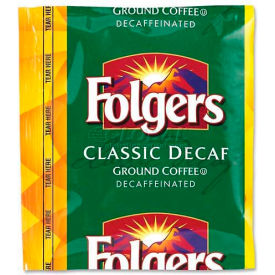 Folgers FOL06433 Folgers® Classic Roast Coffee, Decaffeinated, 1.5 oz., 42/Carton image.