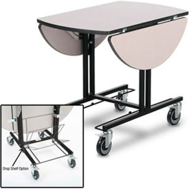 Forbes Industries 4969-WDS Forbes 4969-WDS - Room Service Table, Oval Tabletop image.