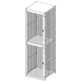 Folding Guard® Stor-More 2 Tier Front Door & 1 Tier Rear Door Locker 30""W x 30""D x 79.5""H