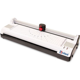 Formax LT13 United 6-in-1 Thermal & Cold Laminator w/ Paper Trimmer and Corner Rounder, 5 mil, 13" Max Width image.